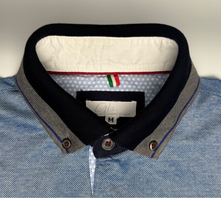 ⚠️เหมือนใหม่‼️เสื้อโปโล eita ของแท้ แบรนด์เนม MADE IN ITALY  รูปที่ 7