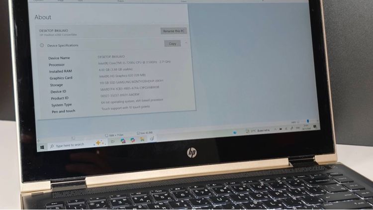 โน๊ตบุ๊คHP จอทัชสกรีน พับได้360 รูปที่ 9