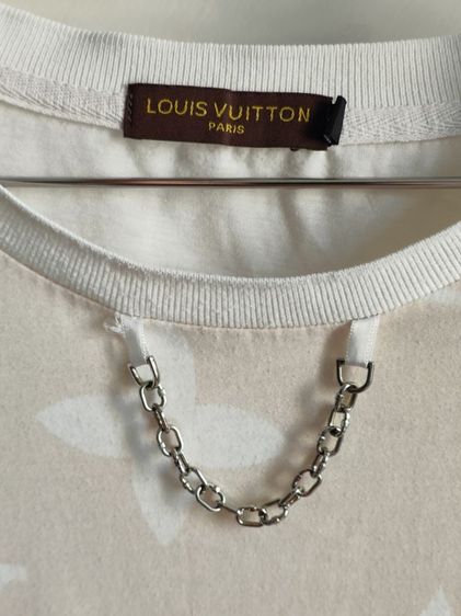 แขนสั้น เนื้อ เสื้อเชิ้ตและเสื้อผู้หญิง Louis Vuitton Tshirt M อก 36