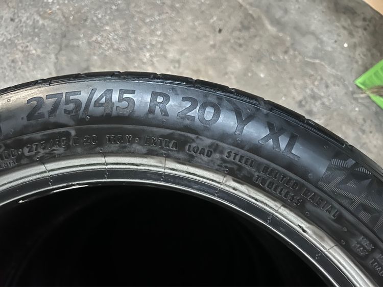 ยาง Continantal 275 45 20 ปี22 เส้น 900 บาท สภาพดี  รูปที่ 5