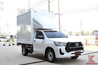 รถกระบะตู้ทึบมือสอง Toyota Hilux Revo 2.4 Entry ปี 2021 ตู้บรรทุกเปียกสแตนเลสเปิด 2 ด้าน สูง 1.8 เมตร จดทะเบียนถูกต้อง (DACE)