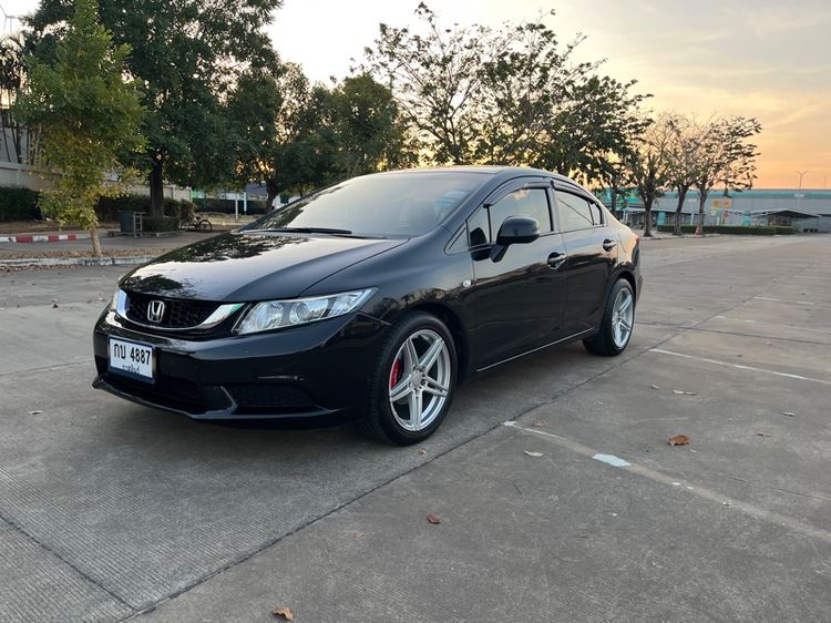 Honda Civic 2012 1.8 S i-VTEC เบนซิน ไม่ติดแก๊ส เกียร์อัตโนมัติ ดำ รูปที่ 4