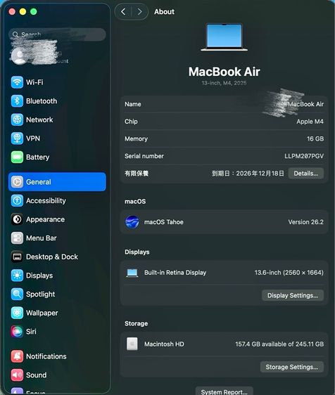 MacBook Air m4 13” 2025  รูปที่ 7