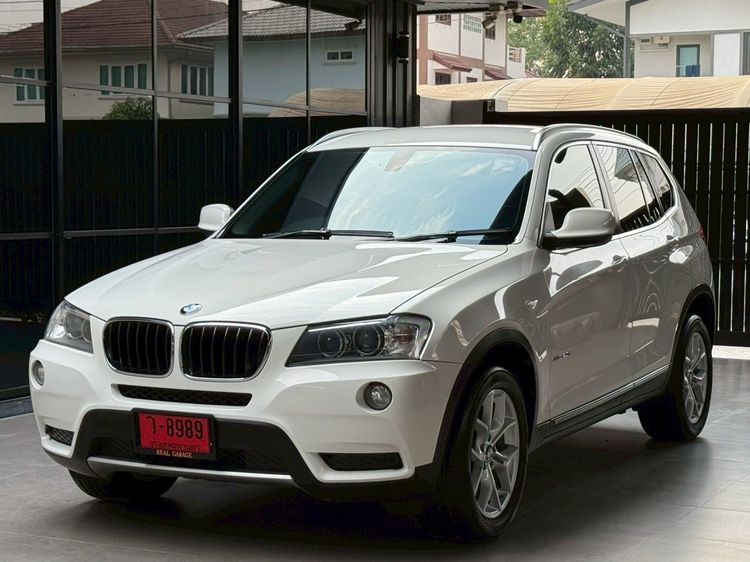 BMW X3 2013 2.0 xDrive20d Highline 4WD Utility-car ดีเซล ไม่ติดแก๊ส เกียร์อัตโนมัติ ขาว