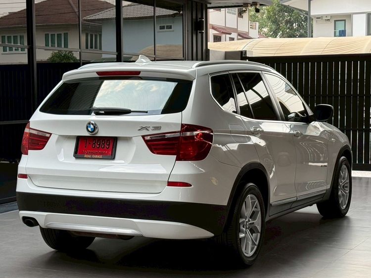 BMW X3 2013 2.0 xDrive20d Highline 4WD Utility-car ดีเซล ไม่ติดแก๊ส เกียร์อัตโนมัติ ขาว รูปที่ 4