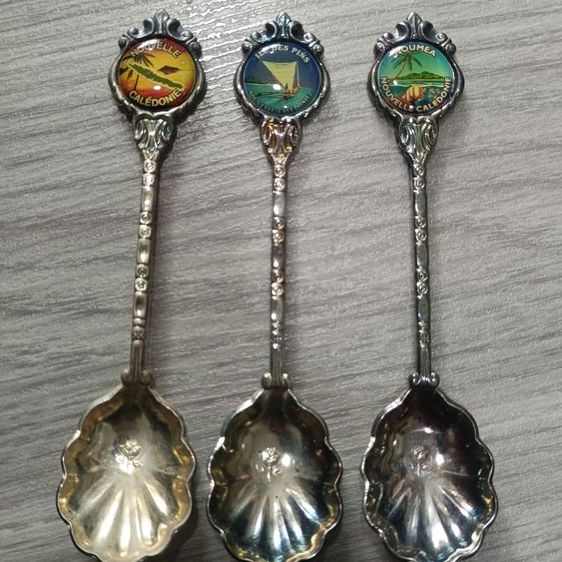 ช้อนกาแฟต่างประเทศ silver plate