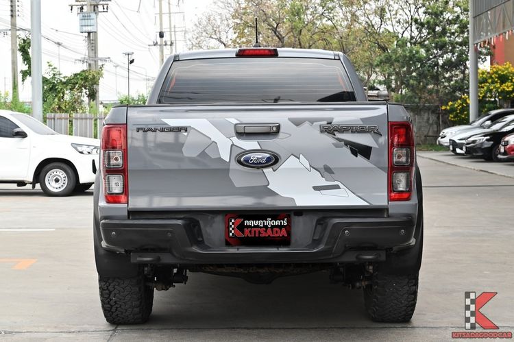 Ford Ranger 2018 2.0 Raptor 4WD Pickup ดีเซล ไม่ติดแก๊ส เกียร์อัตโนมัติ เทา รูปที่ 4