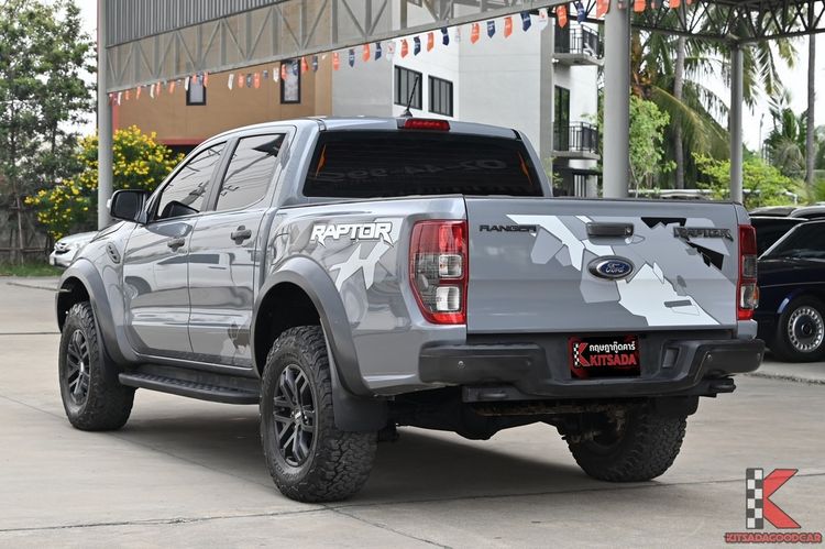 Ford Ranger 2018 2.0 Raptor 4WD Pickup ดีเซล ไม่ติดแก๊ส เกียร์อัตโนมัติ เทา รูปที่ 3