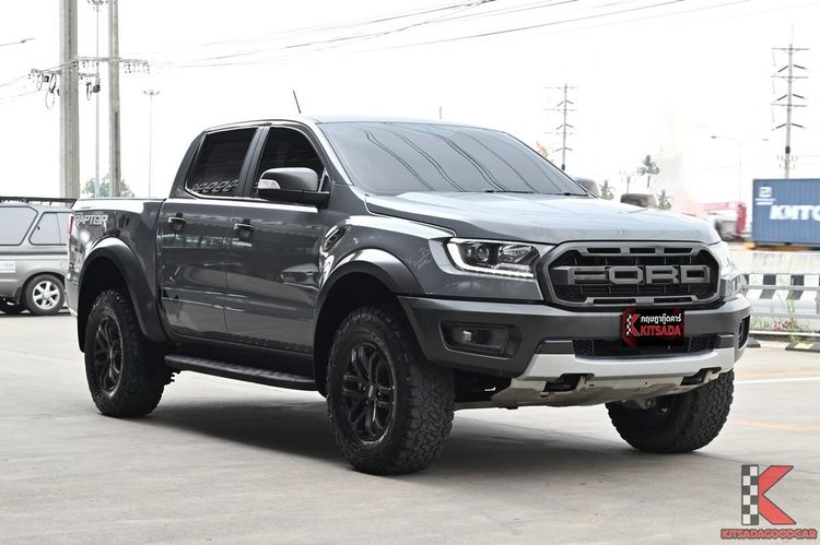 รถ Ford Ranger 2.0 Raptor 4WD สี เทา