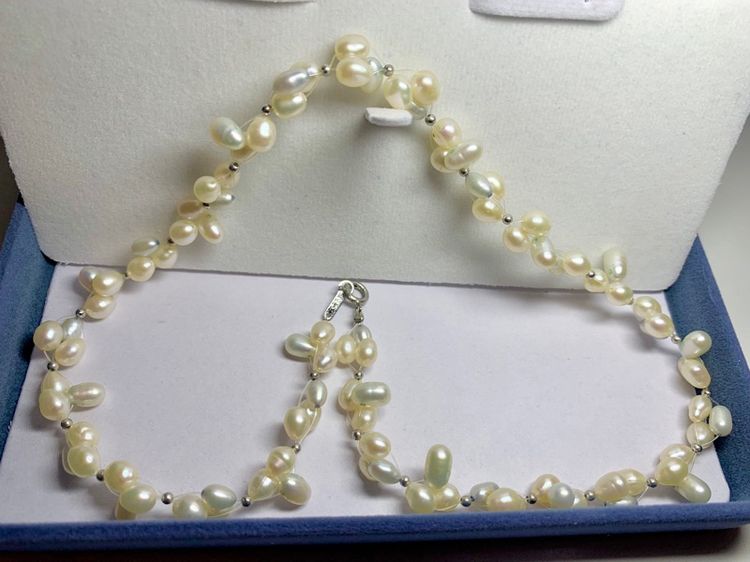 สร้อยไข่มุกแท้ นำเข้าจากญี่ปุ่น รูปที่ 6