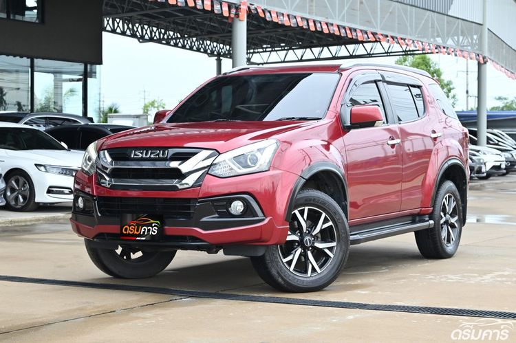 Isuzu MU-X 2019 3.0 The Onyx Utility-car ดีเซล ไม่ติดแก๊ส เกียร์อัตโนมัติ แดง
