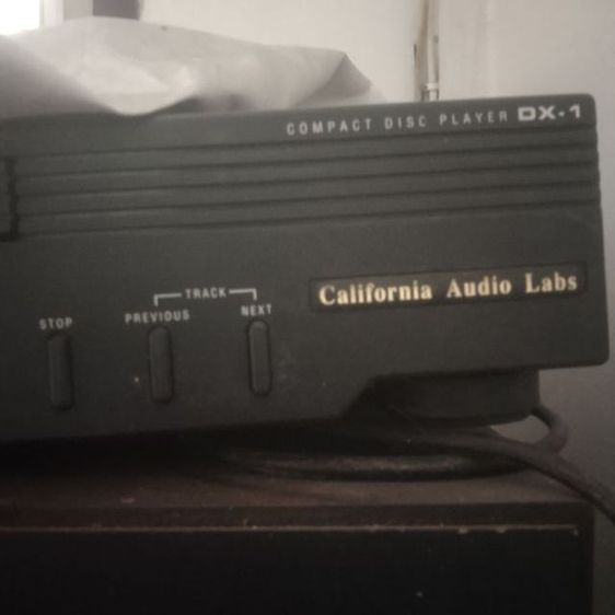 เครื่องซีดีCalifornia audio Labs รุ่นDX1 และลำโพงCAnnon-jls traslinear sysTEMS model 1232