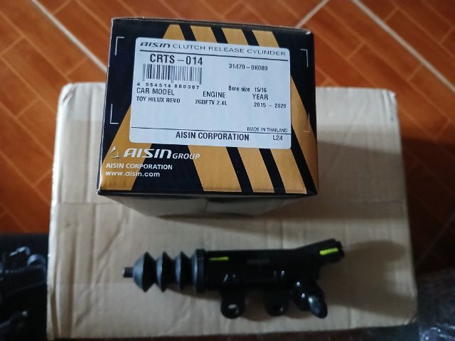 AISIN แม่ปั๊มคลัชล่าง คลัชนิ่ม VIGO REVO COMMUTER ดีเซล ครัชนิ่ม ขนาด15,16 รหัส.CRTS-014 รวมส่งฟรี