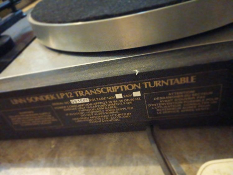 เครื่องเล่นแผ่นเสียง Linn sondek LP12 รูปที่ 7