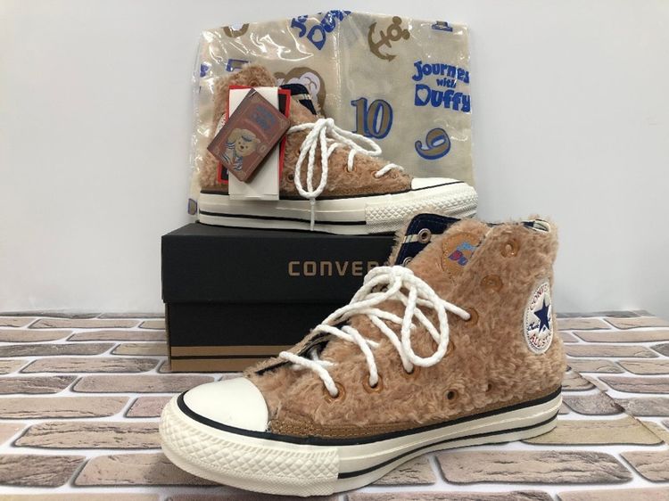 รองเท้าผ้าใบ น้ำตาล ผ้าใบ UK 5 | EU 38 | US 6.5 ขายรองเท้า Disney Duffy × converse  