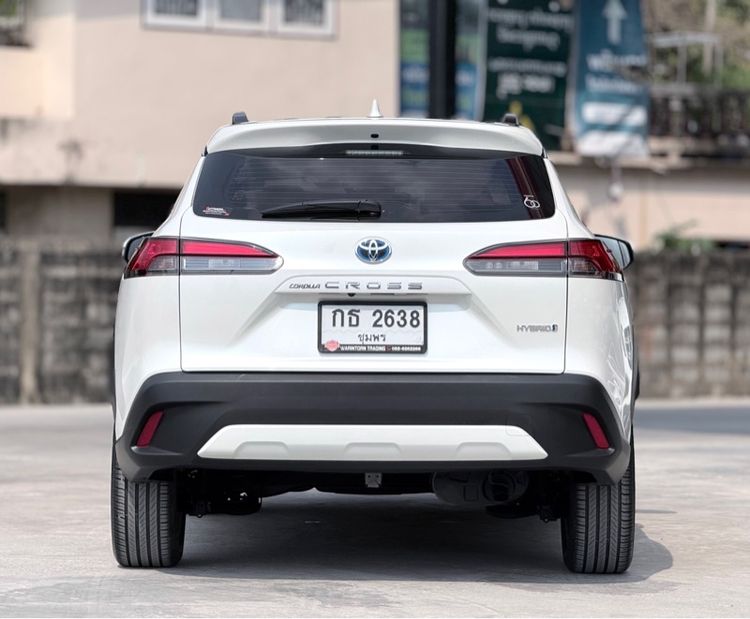 Toyota Corolla Cross 2022 1.8 Hybrid Premium Safety Utility-car ไฮบริด ไม่ติดแก๊ส เกียร์อัตโนมัติ ขาว รูปที่ 4