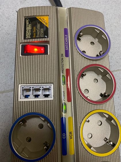 Monsterปลั๊กรางกองไฟอย่างดี สำหรับชุดเครื่องเสียงและอื่นๆ รูปที่ 8