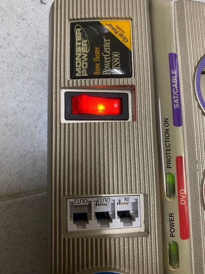 Monsterปลั๊กรางกองไฟอย่างดี สำหรับชุดเครื่องเสียงและอื่นๆ รูปที่ 5