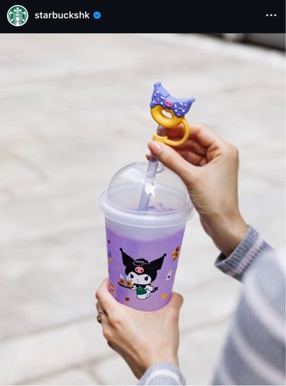 แก้วใส่เครื่องดื่ม STARBUCKS x KUROMI รูปที่ 2