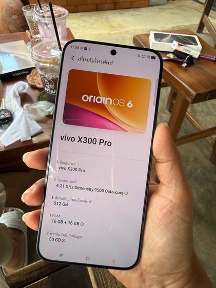 Vivo X300 pro  สีดำ ครบกล่อง สภาพมือ 1 รูปที่ 9