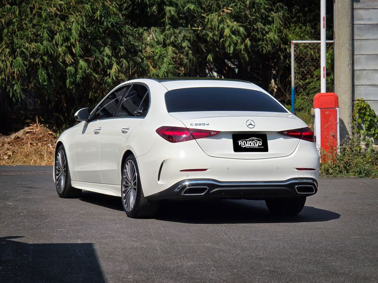 Mercedes-Benz C-Class 2022 C220 Sedan ดีเซล ไม่ติดแก๊ส เกียร์อัตโนมัติ ขาว รูปที่ 2