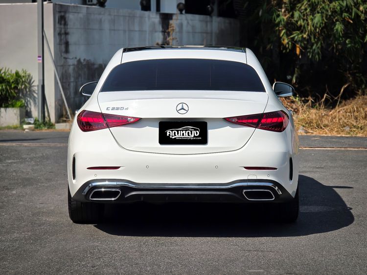 Mercedes-Benz C-Class 2022 C220 Sedan ดีเซล ไม่ติดแก๊ส เกียร์อัตโนมัติ ขาว รูปที่ 4