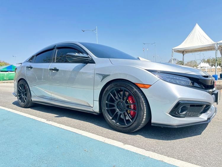 Honda Civic 2019 1.8 EL i-VTEC Sedan เบนซิน ไม่ติดแก๊ส เกียร์อัตโนมัติ บรอนซ์เงิน รูปที่ 3