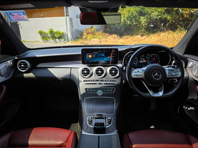 Mercedes-Benz C-Class 2022 C200 Sedan เบนซิน ไม่ติดแก๊ส เกียร์อัตโนมัติ ดำ รูปที่ 4