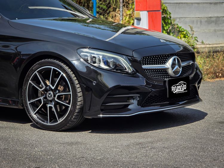 Mercedes-Benz C-Class 2022 C200 Sedan เบนซิน ไม่ติดแก๊ส เกียร์อัตโนมัติ ดำ รูปที่ 3