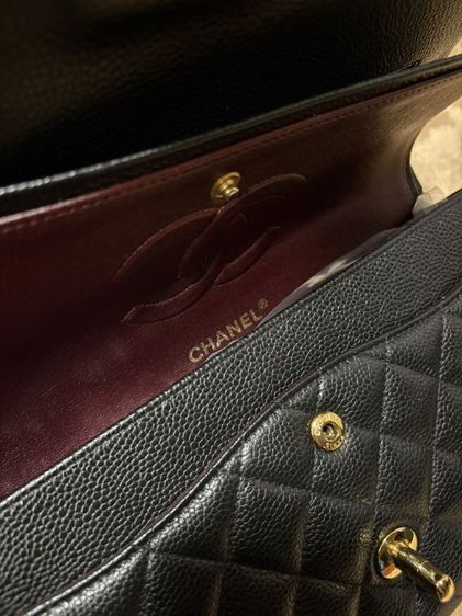 Used Like New​ Chanel Classic 10 Black Caviar GHW Microchip (2022) รูปที่ 7