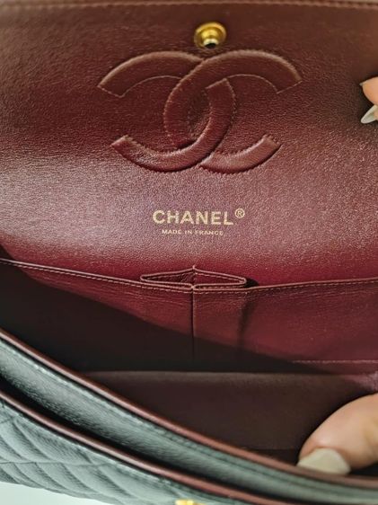 Used Like New​ Chanel Classic 10 Black Caviar GHW Microchip (2022) รูปที่ 9