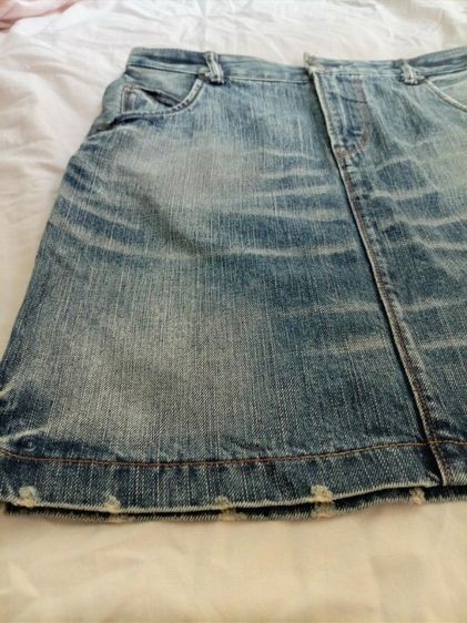 กระโปรงยีนส์ BRAPPERS แท้ 🚨มือสอง  L รูปที่ 5