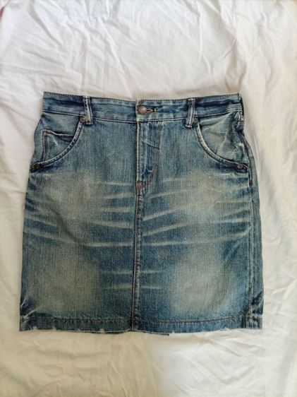 ไม่มีแขน อื่นๆ อื่นๆ กระโปรงยีนส์ BRAPPERS แท้ 🚨มือสอง  L