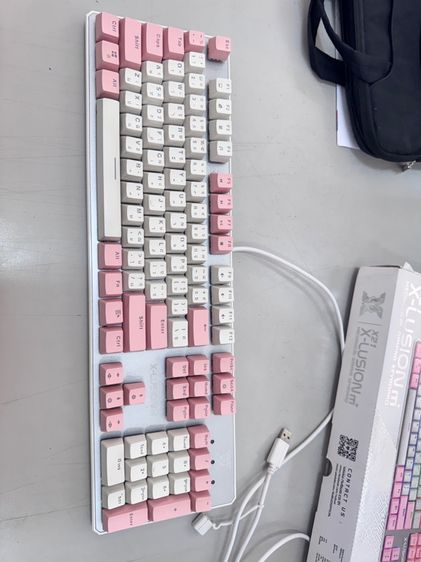 คีย์บอร์ดมือสอง Keyboard Nubwo X-Lusion M X21 Pink  รูปที่ 8