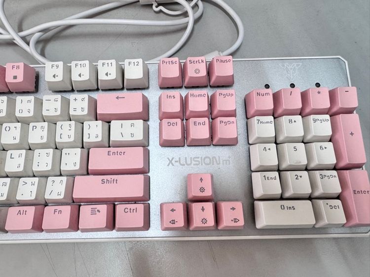 คีย์บอร์ดมือสอง Keyboard Nubwo X-Lusion M X21 Pink  รูปที่ 7
