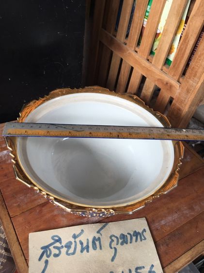 ชามเบญจรงค์ขนาดกว้าง 8 นิ้วเศษครับ รูปที่ 2