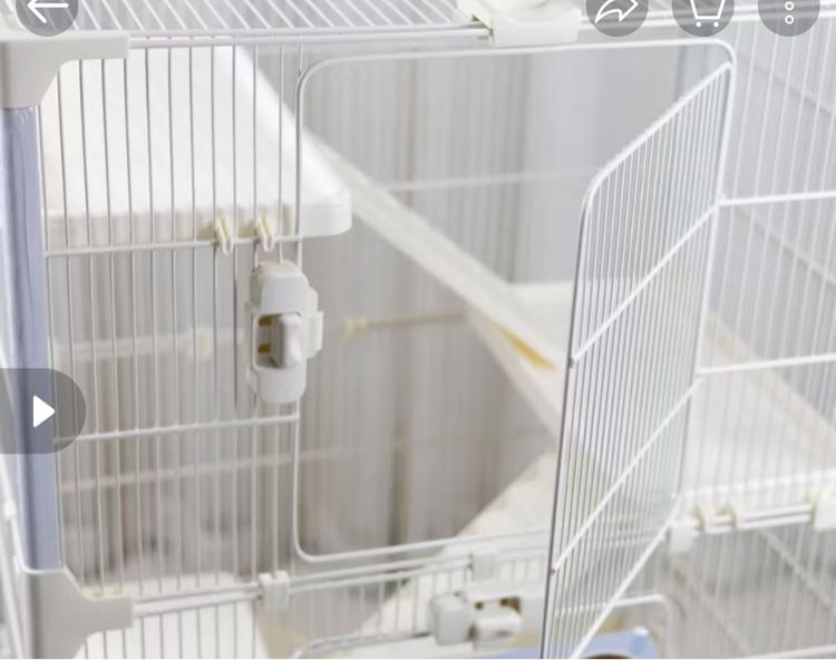 กรงสองชั้น สภาพดี สีชมพู รูปที่ 3