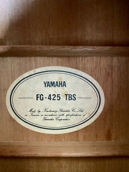YAMAHA FG-425TBS รูปที่ 6