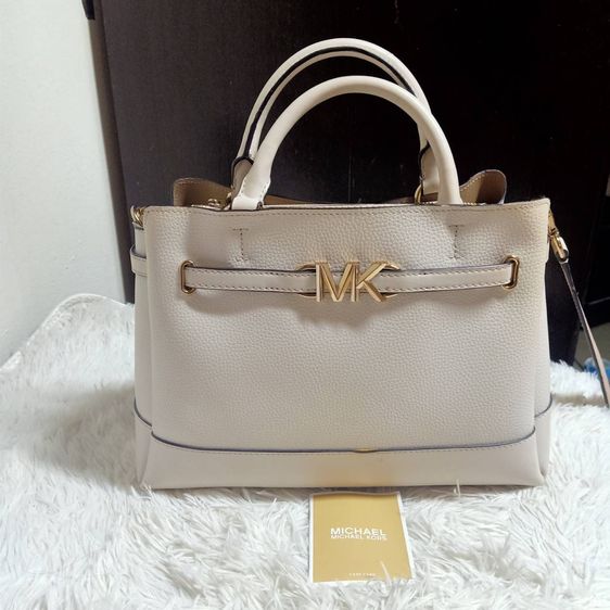 กระเป๋า Michael Kors Reed Large Belted Satchel (LT Cream) หนังแท้ พร้อมสายสะพาย – สภาพดี รูปที่ 4