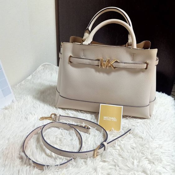 กระเป๋า Michael Kors Reed Large Belted Satchel (LT Cream) หนังแท้ พร้อมสายสะพาย – สภาพดี รูปที่ 5