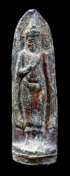 พระร่วงหลังรางปืนสนิมแดง