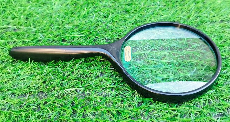 แว่นขยายอ่านหนังสือด้ามจับ ยี่ห้อ Vixen อัตราขยาย 2 เท่า รุ่น R100 - 2500 หน้าเลนส์ทรงกลม จากญี่ปุ่น รูปที่ 2