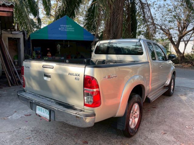 Toyota Hilux Vigo Champ 2014 Smart Cab 2.5 E Prerunner Pickup ดีเซล ไม่ติดแก๊ส เกียร์อัตโนมัติ เทา รูปที่ 4