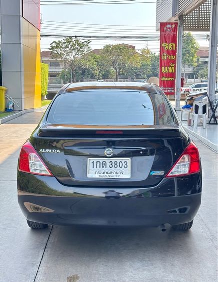 Nissan Almera 2012 1.2 VL Sedan เบนซิน ไม่ติดแก๊ส เกียร์อัตโนมัติ ดำ รูปที่ 4