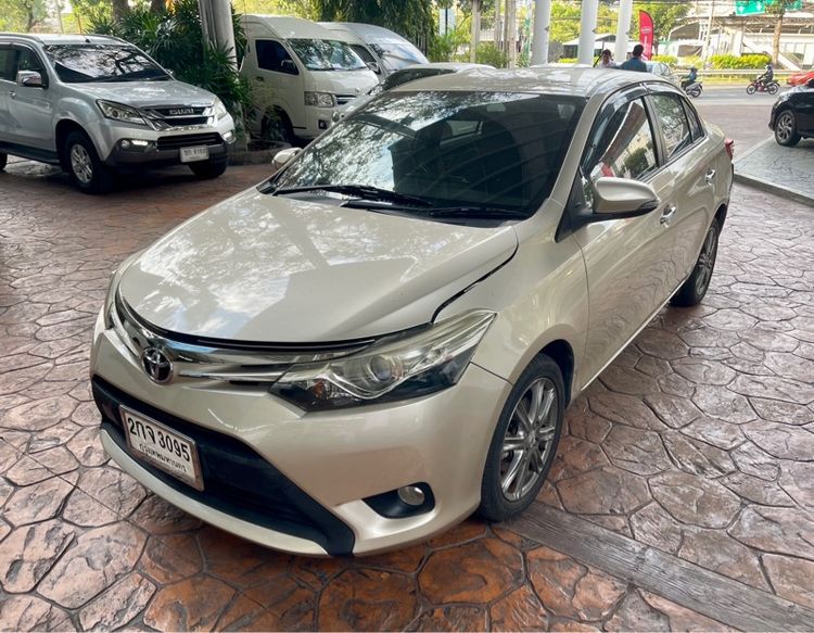 Toyota Vios 2013 1.5 S Sedan เบนซิน ไม่ติดแก๊ส เกียร์อัตโนมัติ บรอนซ์ทอง รูปที่ 2