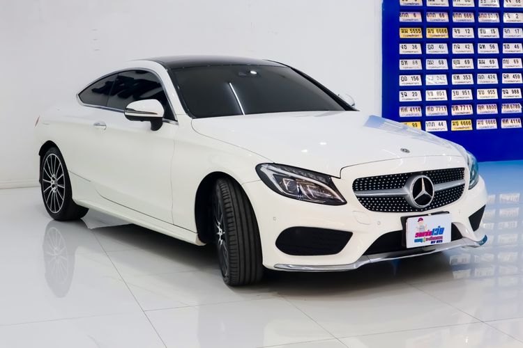 Mercedes-Benz C-Class 2017 C250 Sedan เบนซิน ไม่ติดแก๊ส เกียร์อัตโนมัติ ขาว รูปที่ 3