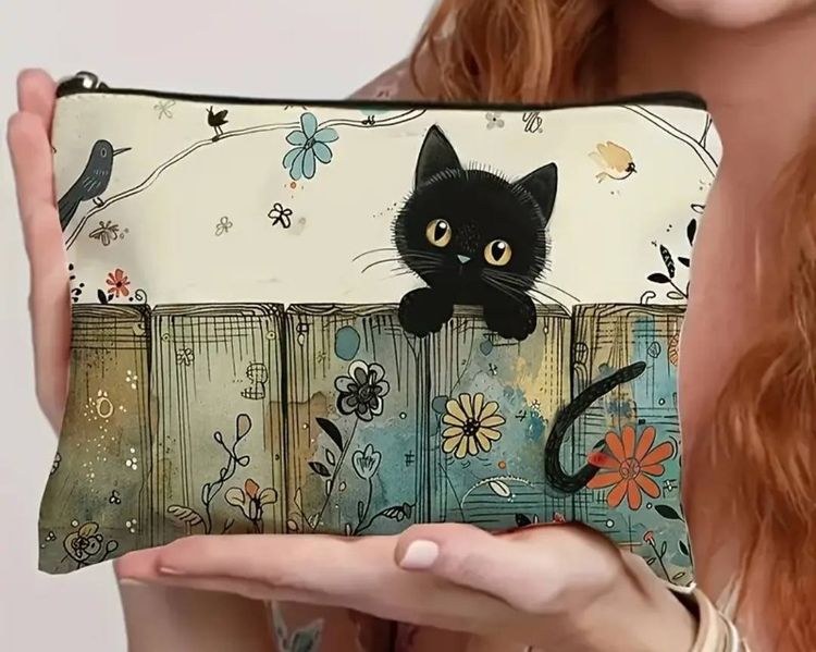 กระเป๋าเครื่องสำอางผ้าพิมพ์ลายฺ รูปที่ 18