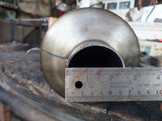 ท่อพักกลางสแตนเลสรถกระบะ 6×18 นิ้ว ท่อ2.5 นิ้ว  รูปที่ 5