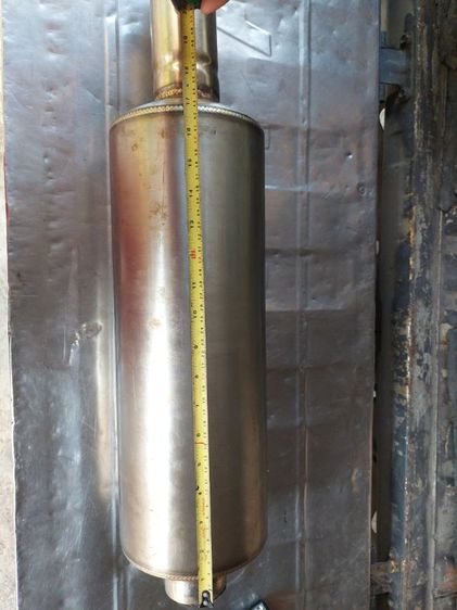 ท่อพักกลางสแตนเลสรถกระบะ 6×18 นิ้ว ท่อ2.5 นิ้ว  รูปที่ 4