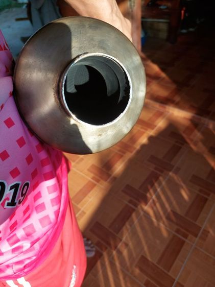 ท่อพักกลางสแตนเลสรถกระบะ 6×18 นิ้ว ท่อ2.5 นิ้ว  รูปที่ 2